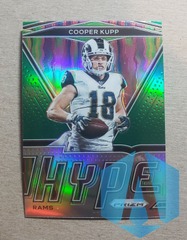 2020 Panini Prizm Hype Green Prizm Cooper Kupp #7 Los Angeles Rams